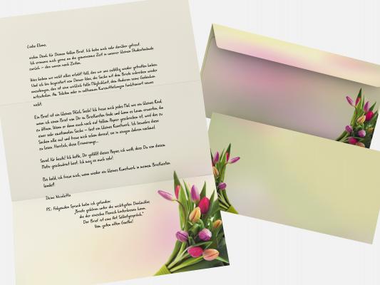 Motivpapier Tulpenstrauß